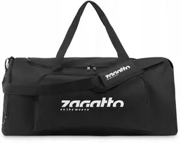 Zagatto Didelis sporto krepšys su batų skyriumi, 55 l, 60x30x30 cm, juodas