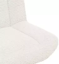 Fotelis Sukamasis krėslas Kreminė 63 x 75 x 76 cm Avikailis
