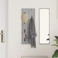 Prikabinamas paltas Sieninis Pilkas Sonoma 30 x 1,5 x 80 cm