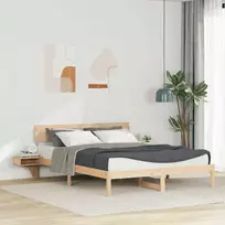 Lovos rėmas Ruda 150 x 200 cm Kietos pušies mediena