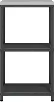 Virtuvės lentynų vienetas HATTEM Juoda 40 x 50 x 92 cm Plienas