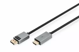 Digitus Kabelio adapterio ekrano prievadas – hdmi 4k 30hz dp/hdmi m/m 3m