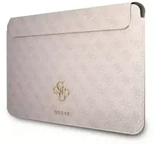 Guess 4G Metal Logo laptop sleeve 13" pink