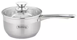 Puodas su dangčiu, 18 cm, 2.5L, Nerūdijantis plienas, 5R1210H18K, Rosberg