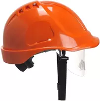 Šalmas su skydeliu Portwest PW55, Pw spalvos: Raudona