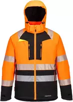 Gero matomumo PORTWEST DX430 2 klasės žieminė striukė, Dydis: 4XL, Pw spalvos: Oranžinis/Juodas
