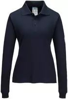 Moteriški PORTWEST FR758 polo marškinėliai ilgomis rankovėmis, Dydis: XS, Pw spalvos: Navy