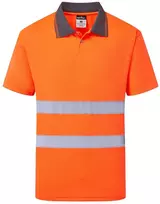 Gero matomumo PORTWEST ES477 polo marškinėliai trumpomis rankovėmis, Dydis: M, Pw spalvos: Geltona