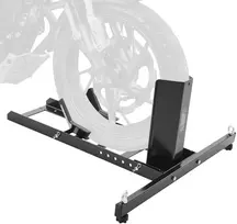 TV staliukas Motociklo rato atrama/stovas, keliamoji galia 816,5kg, ratams 381-559mm skersmens, plienas