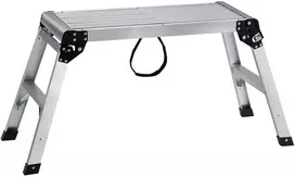 Sulankstoma aliuminio darbo platforma, apkrova iki 150 kg, 50,8 x 76 x 30 cm, vidui ir lauke