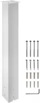 Pašto dėžutės stovas, aukštis 109 cm (43"), plieno universalus stulpas