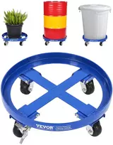 Statinių vežimėlis 250,03 l, keliamoji galia 907 kg, 4 pasukami ratukai, mėlynas