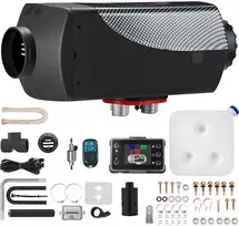 Dyzelinis stovėjimo oro šildytuvas 12V, 5-8 kW, su LCD ekranu ir pulteliu
