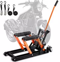 Hidraulinis žirklinis keltuvas motociklams/ATV. krovinys iki 700 kg. aukštis 12-38.5 cm
