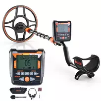 Metalo detektorius su LCD ekranu, IP68 apsauga, aptikimo gylis 304,8 mm, 5,8 kHz