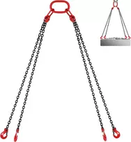 Grandininis pjūklas 4 grandinių kėlimo stropas G80. 8 mm x 3 m. keliamoji galia 5 t