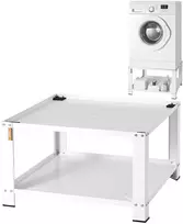 Skalbimo mašinos pakyla su lentyna. 71x71x41 cm. apkrova iki 299 kg. plieninė