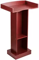 Medinė tribūna-pultas, aukštis 105 cm, su laikymo vieta