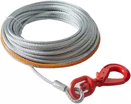 Plieninis gervės trosas, 9,5 mm x 22,9 m, trūkio jėga 67,6 kN
