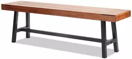 Lauko medinis suolas 160 cm su metalinėmis kojomis. iki 226.8kg