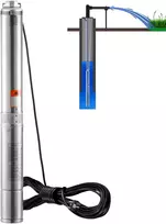 Dulkių siurblys Panardinamas gilių šulinių siurblys. IP68. 750 W. 230 V. kėlimo aukštis 75 m. 9.1 m kabelis. su valdymo dėže