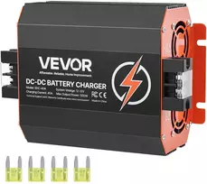DC/DC akumuliatoriaus įkroviklis 12V 40A (500W). švino. ličio. AGM. GEL tipams