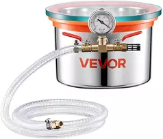 Vakuuminė kamera iš nerūdijančio plieno, 5,7 l talpa, dervoms ir medienos stabilizavimui