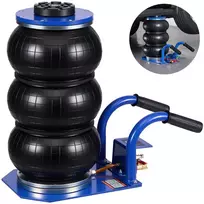 Pneumatinis automobilių domkratas 3 tonos. 6 plieno vamzdeliai. kėlimo aukštis iki 45 cm