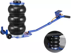 Pneumatinis automobilių domkratas 3 tonos. 6 plieno vamzdeliai. kėlimo aukštis 140-450 mm