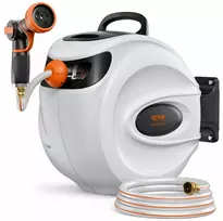Automatinė sodo žarnos ritė 12 mm x 30 m, su 9 režimų purkštuku