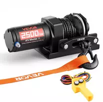 Elektrinė gervė 1134 kg, 12V, ATV/UTV, sintetinis lynas Ø4,8mm x 12m, laidinis pultelis, IP55