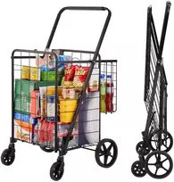Skalbinių vežimėlis su ratukais ir krepšiu, apkrova iki 50 kg