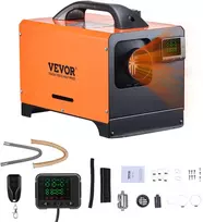 Dyzelinis oro šildytuvas 8kW DC12-24V su pulteliu, kvadratiniu skaitmeniniu ekranu, 5L kuro baku, kemperiams
