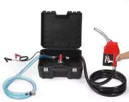 Elektrinis kuro perpylimo siurblys 12V, 10 GPM, nešiojamas, su aukšto srauto antgaliu