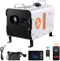 Dyzelinis oro šildytuvas 5-8kW 12V/24V su Bluetooth programėle, pulteliu ir CO signalizacija, atviroms erdvėms