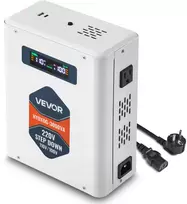 Įtampos keitiklis-transformatorius 3000 VA. 220 V į 110 V. su USB išvestimi
