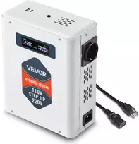 Įtampos keitiklis-transformatorius 2000 VA. 110 V į 220 V. su USB išvestimi