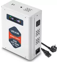 Įtampos keitiklis-transformatorius 2000 VA. 220 V į 110 V. su USB išvestimi