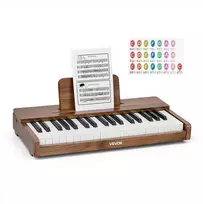 Mini medinis muzikinis žaislas su 37 klavišais, reguliuojamas garsumas