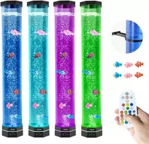 Burbulų lempa su nuotoliniu valdymu, 16 spalvų LED, 80 cm