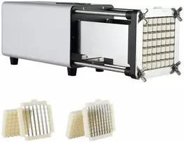 Virtuvinis kombainas Elektrinis bulvių pjaustytuvas 376x117x131 mm. ašmenys 12.7/9.52 mm. nerūdijantis plienas