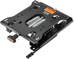 Sėdynės pakabos komplektas su slankiuoju bėgiu, universalus, reguliuojamas 150 mm, juodas