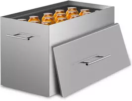 Konservavimo puodas 15 qt, nerūdijantis plienas 304, su 2 grotelėmis stiklainiams