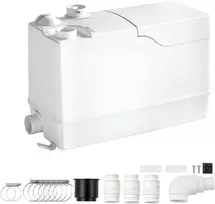 Panardinamas nuotekų siurblys, 800 W, našumas 200 l/min, kėlimo aukštis 10 m, vonios, virtuvės ir dušo pilkajam vandeniui