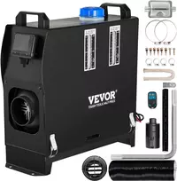 Dyzelinis oro šildytuvas 5-8kW 12V su LCD jungikliu, sunkvežimiams, kemperiams, valtims