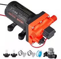 Membraninis vandens siurblys 12 V. 18.9 l/min. savisiurbis. 4 kamerų. slėgis iki 70 PSI