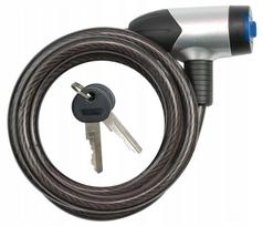 Vorel 77837 dviračio ir motociklo trosinė spyna su raktu, 8 × 1200 mm