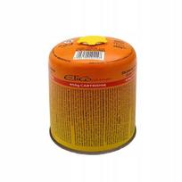Vienkartinė turistinė dujų kasetė Elico Camp 65450, 450 g, su srieginiu 7/16″ vožtuvu