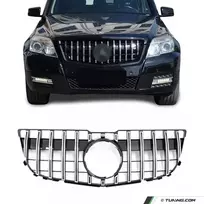 Priekinės grotelės, skirtos Mercedes-Benz GLK X204 (12-15), juodos + chromuotos