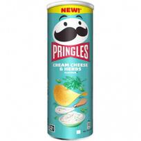 PRINGLES traškučiai su grietinėlės sūrio ir žolelių skoniu 165g